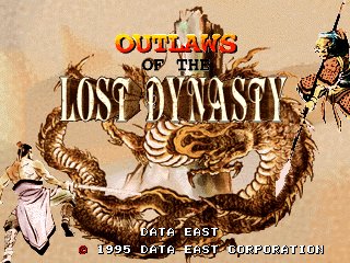 Outlaws of the Lost Dynasty screenshot 2 for Sega Saturn